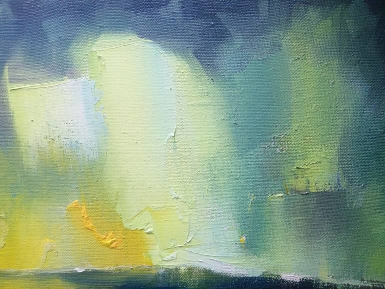 Original Abstract Landscape Painting by Artem Grunyka