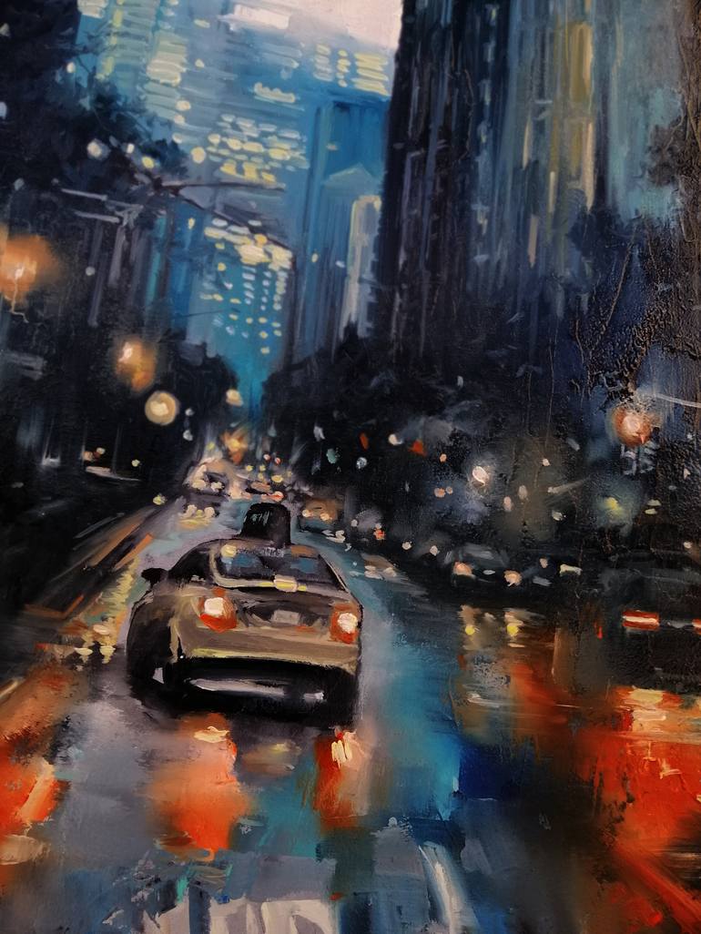 Original Fine Art Cities Painting by Artem Grunyka