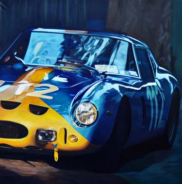 Original Realism Automobile Paintings by Roman Sedlak