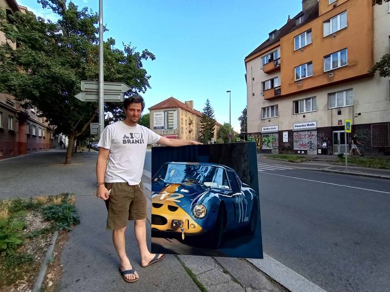 Original Realism Transportation Painting by Roman Sedlak