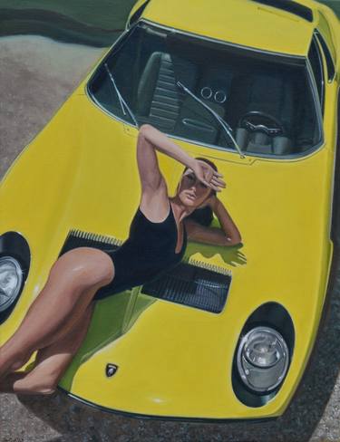 Original Car Paintings by Roman Sedlak