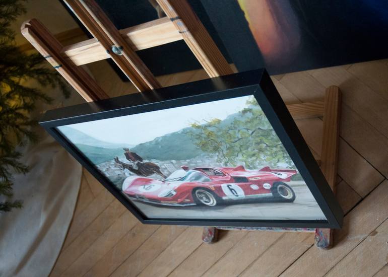 Original Photorealism Car Painting by Roman Sedlak