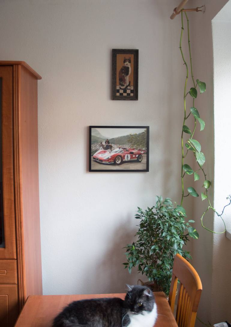 Original Photorealism Car Painting by Roman Sedlak