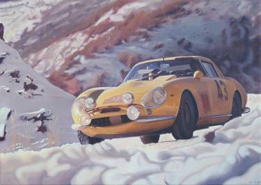 Original Realism Car Painting by Roman Sedlak