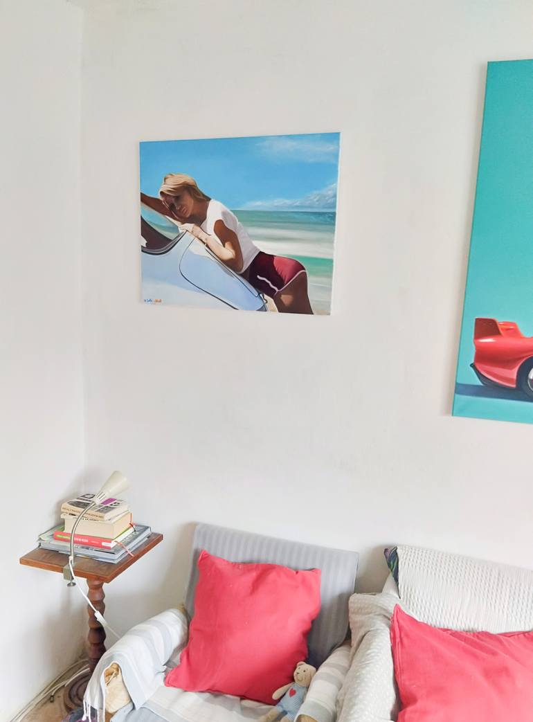 Original Photorealism Love Painting by Roman Sedlak