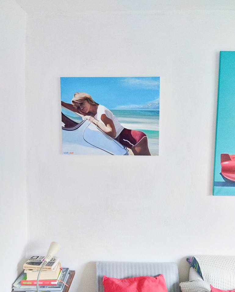 Original Photorealism Love Painting by Roman Sedlak