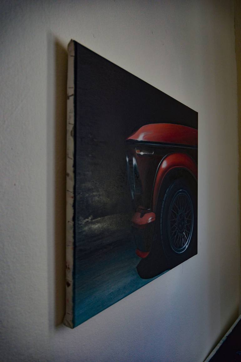 Original Realism Automobile Painting by Roman Sedlak