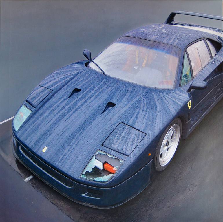 Ferrari F40 Painting by Roman Sedlak | Saatchi Art Brunei