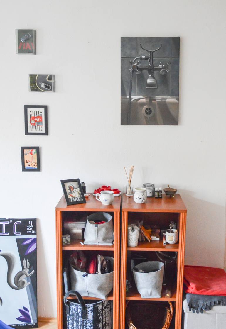 Original Photorealism Still Life Painting by Roman Sedlak