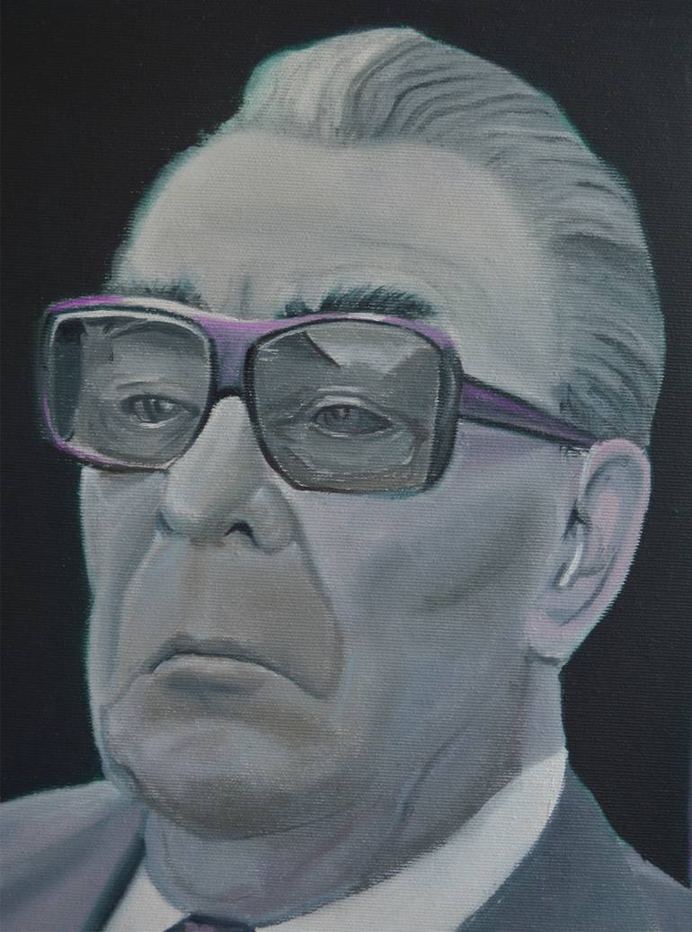 Original Expressionism Politics Painting by Roman Sedlak