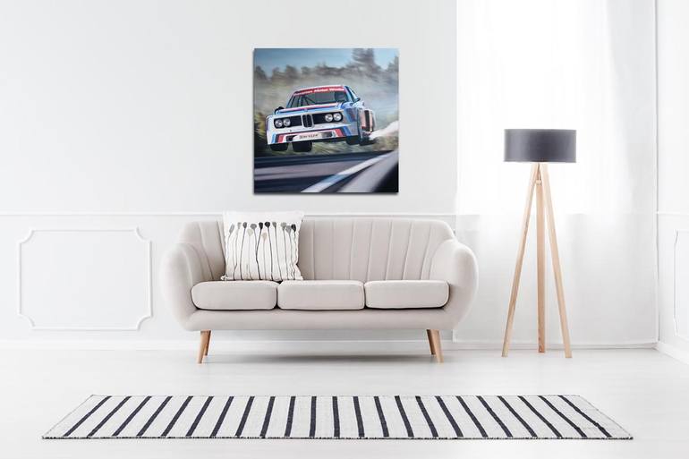 Original Photorealism Car Painting by Roman Sedlak