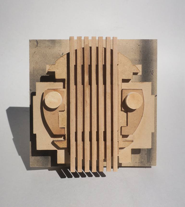 Original Symbolism Abstract Sculpture by Federico Paris