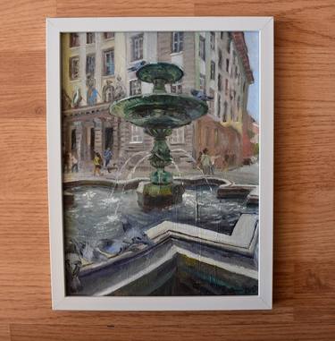 Original Fine Art Architecture Paintings by Van Krusteva