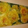 Yellow Roses is original oil painting on canvas stretched over 130/60 sm. The warmth of the sunny yellow roses are reminding us of the lovely summer. The colours are shining as the sun and the gold.  The painting could be wonderful and perfect gift and surprise for someone.It is signed in the right down corner, framed and ready to hang.

I ship my artworks anywhere in the world.Europe destinations take up to 1 week. Please allow up to 2 weeks for international destinations.