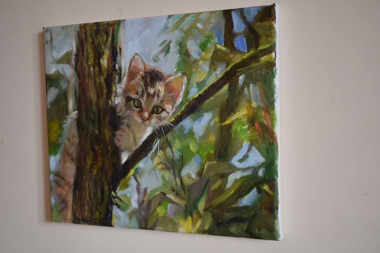 Original Animal Painting by Van Krusteva