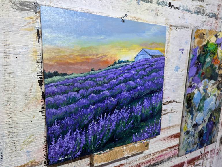 Original Impressionism Landscape Painting by Jonathan Centeno