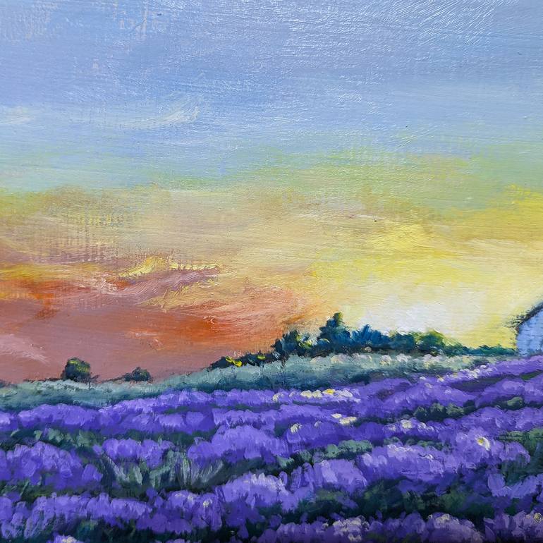 Original Impressionism Landscape Painting by Jonathan Centeno