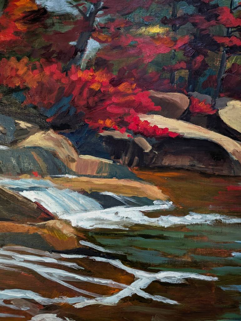 Original Impressionism Landscape Painting by Jonathan Centeno