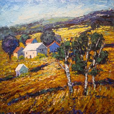 Original Impressionism Landscape Paintings by JONATHAN CENTENO