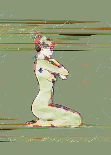 Print of Figurative Nude Digital by Fred Juergen Rogner