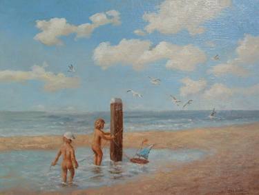 Original Children Paintings by Dick Haakman