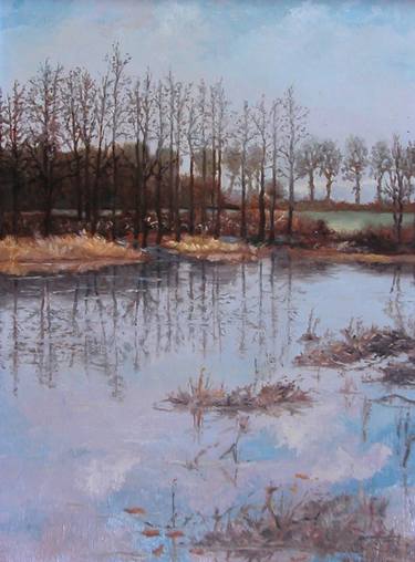 Original Figurative Landscape Paintings by Dick Haakman