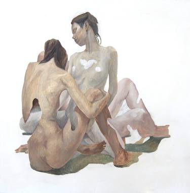 Original Nude Painting by Mo Mot