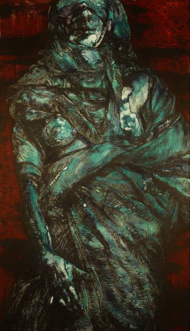 Print of Figurative Body Printmaking by Voronina Oleksandra