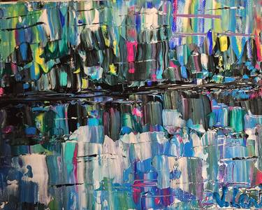 Original Abstract Expressionism Abstract Paintings by Valerie Leri