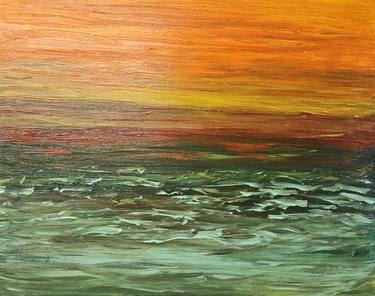 Original Abstract Seascape Paintings by Valerie Leri