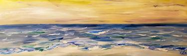 Original Abstract Expressionism Beach Paintings by Valerie Leri