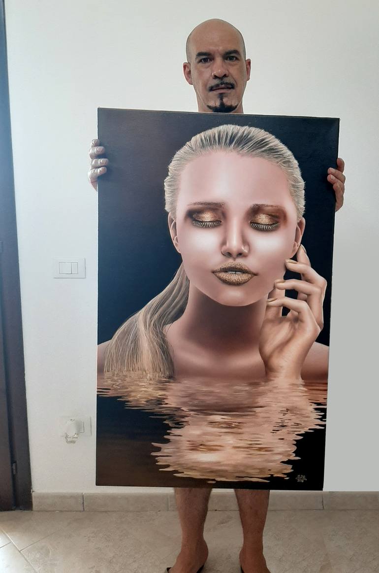 Original Figurative Women Painting by Ivan Pili