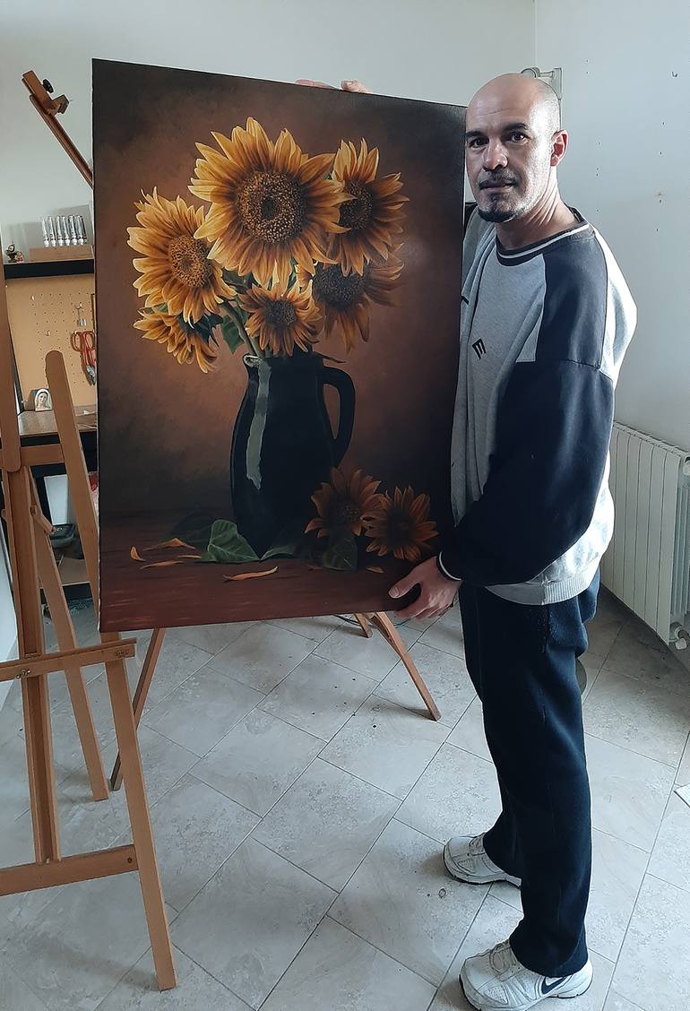 Original Documentary Still Life Painting by Ivan Pili