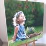 Children need a few simple things to be happy.
Modern and hyper-realistic painting. Oil on canvas but also mixed techniques. Ideal artwork for different types of home environments.