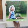 Children need a few simple things to be happy.
Modern and hyper-realistic painting. Oil on canvas but also mixed techniques. Ideal artwork for different types of home environments.