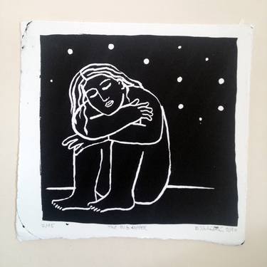 Original Expressionism Women Printmaking by Bianca Tschaikner