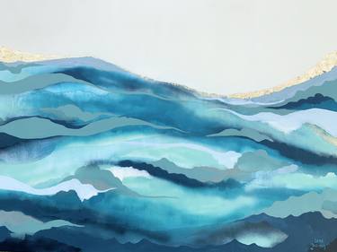 Print of Abstract Beach Paintings by Leah Guzman