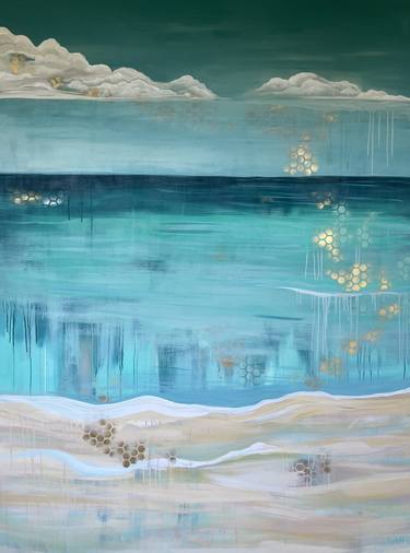 Original Expressionism Seascape Paintings by Leah Guzman