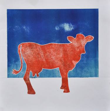 Original Figurative Animal Printmaking by Marleen Swenne