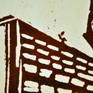 Details of Suburbia: someone on the roof
