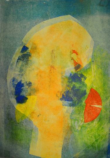 Print of Portraiture Abstract Printmaking by Marleen Swenne