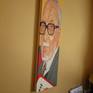 Acrylic on high quality canvas, extremely resistant, 290g cotton canvas, carefully primed, 100x30x3.6cm, 2016.

Bâtonnier, and Granfather after having read stories to his granchildren on Sundays.

A famous person in the contemporary History of the city of Geneva.

Certificate of Authentication
© 2016 Ludovic Jaccoud Artwork. All rights reserved.
Thanks for your interest.