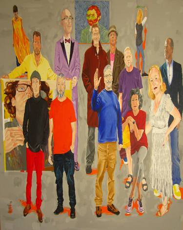Print of Figurative People Paintings by Ludovic Jaccoud
