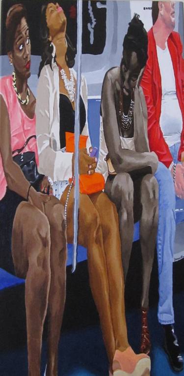 Original Figurative People Paintings by Ludovic Jaccoud
