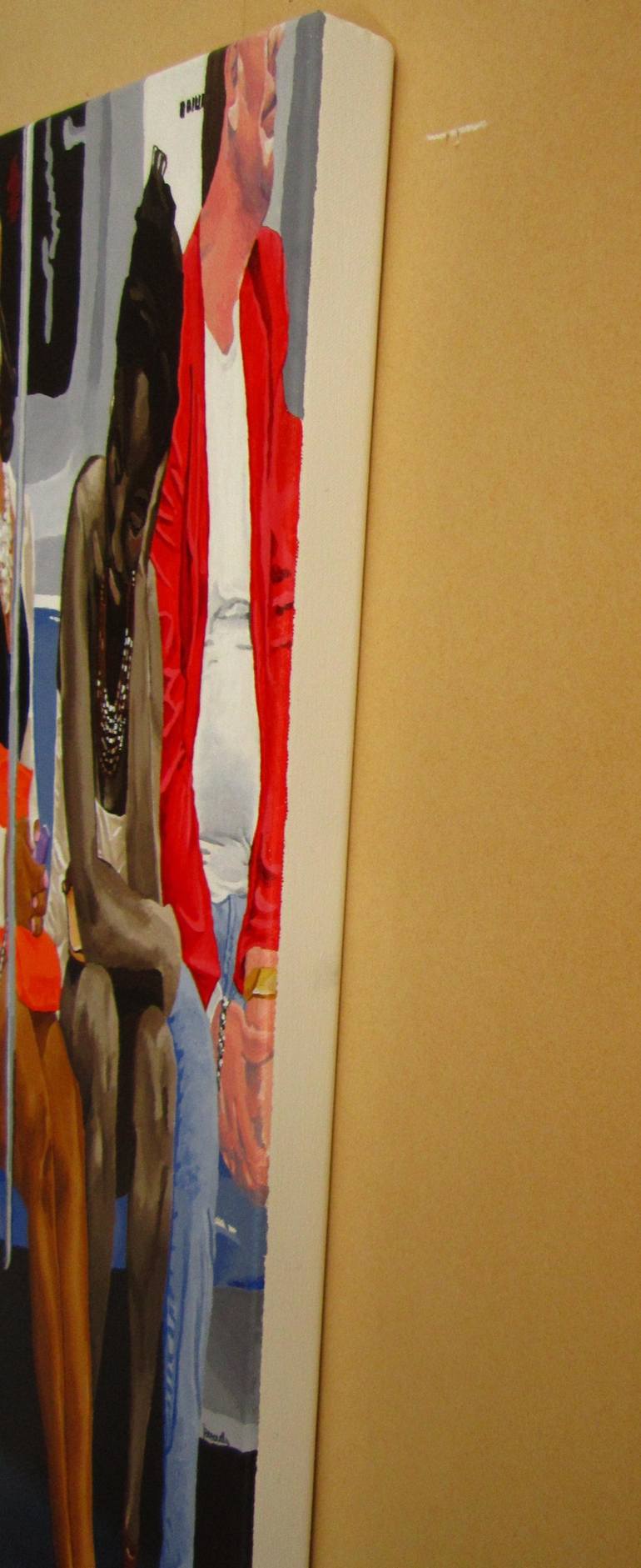 Original Figurative People Painting by Ludovic Jaccoud