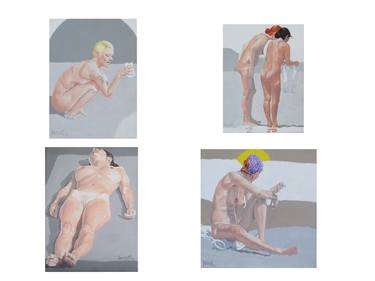 Original Fine Art Nude Paintings by Ludovic Jaccoud