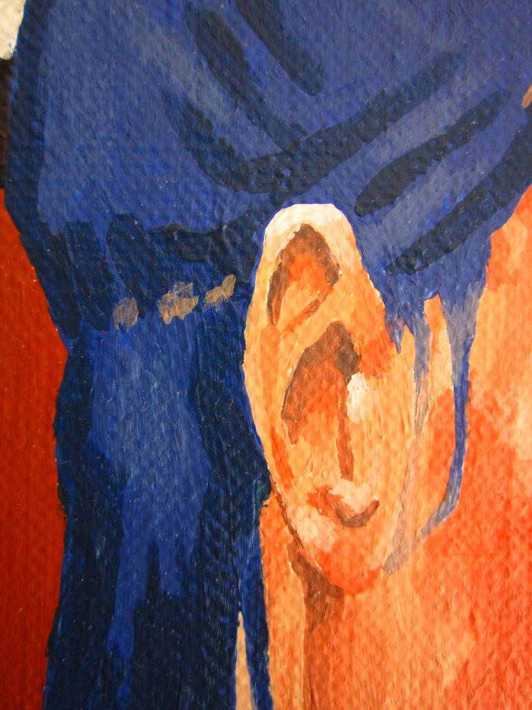 Original Expressionism People Painting by Ludovic Jaccoud