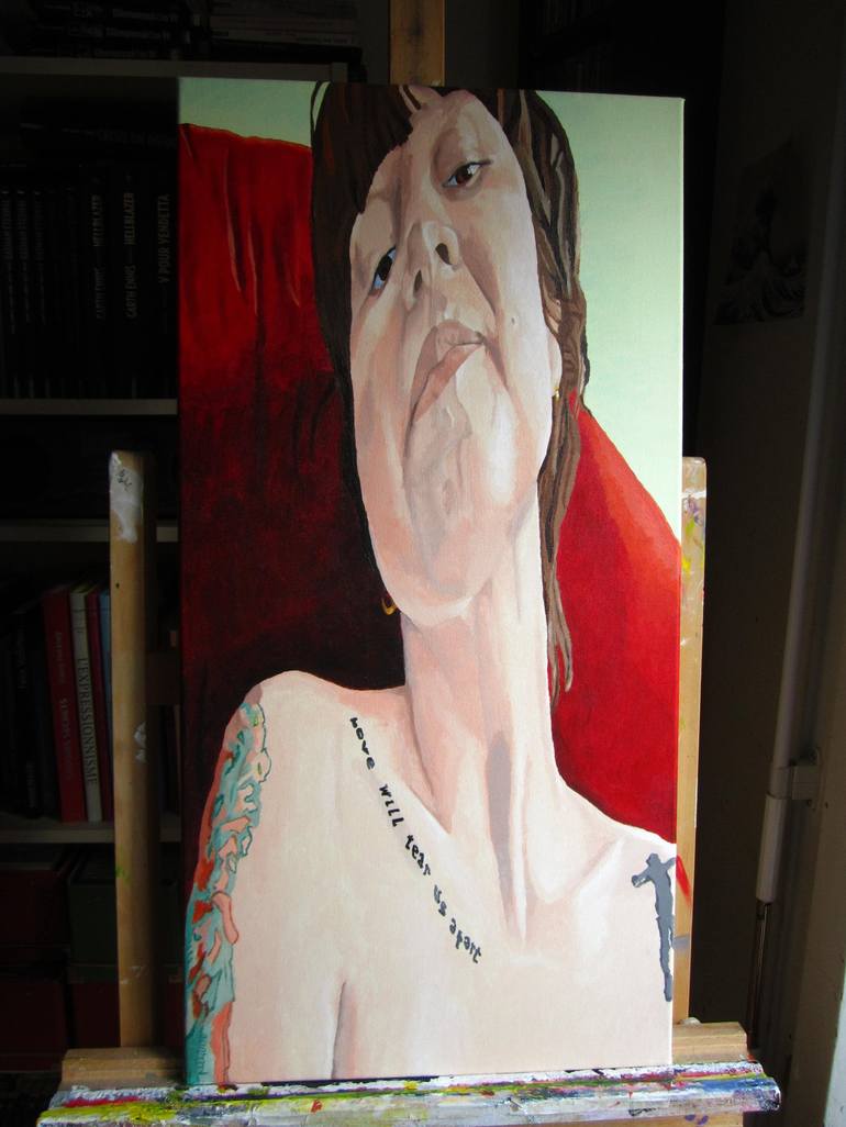 Original Figurative Portrait Painting by Ludovic Jaccoud