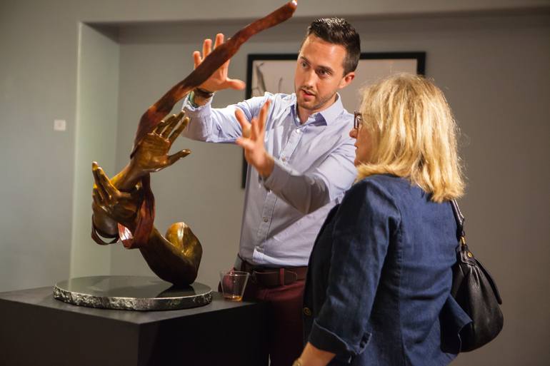 Original Expressionism Body Sculpture by Maxwell Carraher