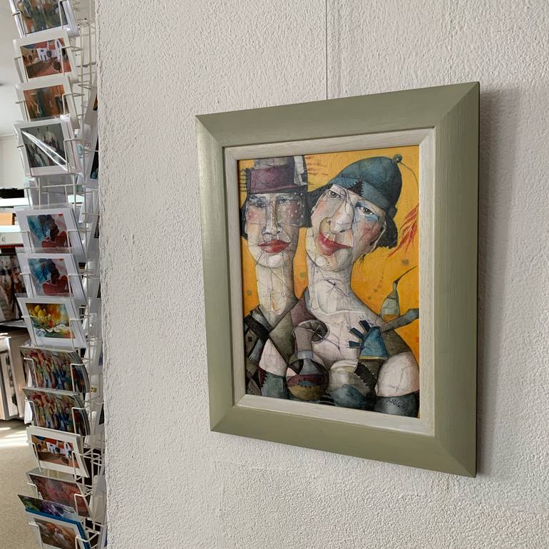 Original Figurative Family Painting by Louise De Winter